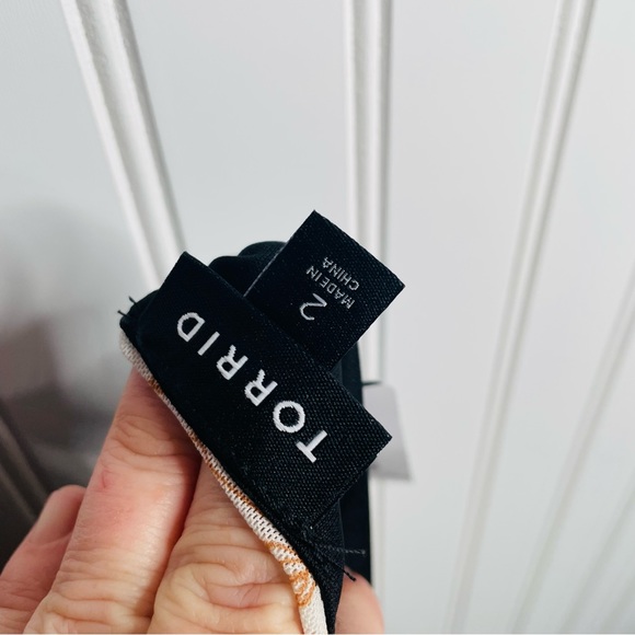 TORRID Floral At The Knee Mesh Surplice Ruffle Slit Dress - Picture 6 of 7